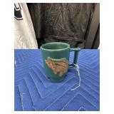 Vintage Frankoma USA Fish Mug