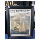 Framed The Saturday Evening Post Cover