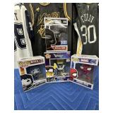 (5) Funko Pop Figures