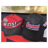 Two Vintage Racing Caps