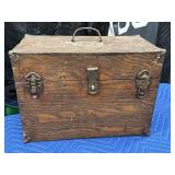 Vintage Wood Tool Chest