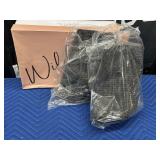 New Wild Pair Pewter BLG Knee High Boots