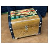 Vintage Hand Painted Souvenir Chest from