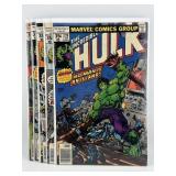 (5) Vintage The Incredible Hulk Comics