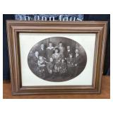Antique Family Framed Photograph