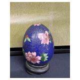 Vintage Chinese Cloisonee Egg