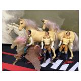 Vintage Action Figures and Horses