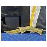 Precision Blades Folding Knife 3D Golden