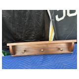 Vintage Wood Hanging Shelf