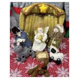 1998 Roman Plush Beanbag Nativity Set