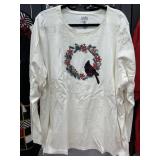 Croft & Barrow Christmas Wreath Tshirt