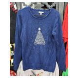Croft & Barrow Christmas Tree Sweater Size M