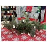 Selection of Faux Evergreen Decorative Trees