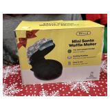New Bella Mini Santa Waffle Maker