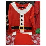 Wonder Shop Santa Fleece Suit Size XXL