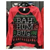 Holiday Time Glitter Bah Hum Bug Sweatshirt