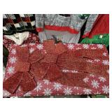 Large Lighted Red Decorative Bows