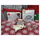 (4) Selection of Mikasa Christmas Glass