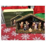 Vintage International Bazaar Nativity in Creche