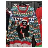 Holiday Time Gorilla Christmas Sweater