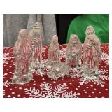 Glass Nativity Set