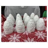 Ready to paint ceramic Santa Tea Lights