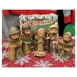 Vintage Holiday Collection Nativity Set