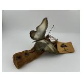 Handcrafted Metal Butterfly Sculpture