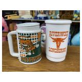 (2) Vintage Riverwood Longhorns Mugs