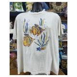 Vintage Meegwon Lee Tropical Fish Tshirt