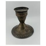 Vintage Weighted Sterling Candle Stick