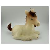 Vintage Wax Horse Candle Figurine