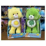 (2) 2002 NIP Care Bears With VHS Tape Funshine