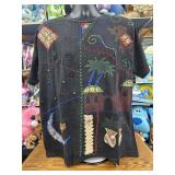 Vintage Victoria Jones Embroidered/Beaded