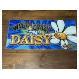 Glass Arcade Wild and Carzy Daisy Sign