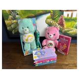 Care Bear Plush and VHS Tapes