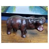 Vintage Leather  Hippo