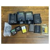 Selection of Camera Batteries and Chargers