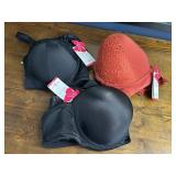 (3) New Ashley Stewart Bras Size 44D