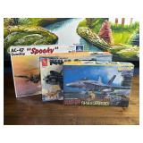 (3) Vintage Airplane Models
