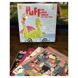 (5) Vintage Record Albums - Puff The Magic