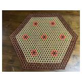 Vintage Handmade Beaded Placemat