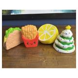 (4) Selection of Squishy Toys