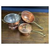 Vintage Copper Plated Kitchenware