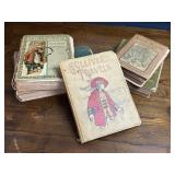 (6) Antique Books - Mark Twain, Gulliver