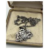 Vintage Sterling Silver Latvia Coat of Arms