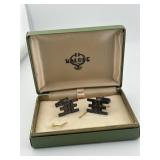 Vintage Sterling Silver Kalupe Cuff Links