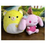 Hello Kitty Cinnamoroll Plush and Squishmallow