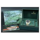 Authentic 22k Gold Diamond, Sapphire  Ladies Rolex