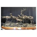 "The Royal Family" Bronze Sculpture by Skiop Glo